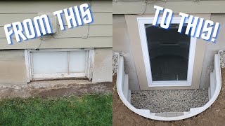 Installing a Egress Window [upl. by Anoirb]