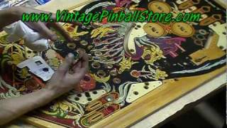 How To Do Pinball Playfield TouchUp  Part 3 PinDude Pinball Project [upl. by Gothart165]