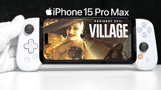 Future of Smartphone Gaming  Resident Evil Village on iPhone 15 Pro Max [upl. by Netsriik993]