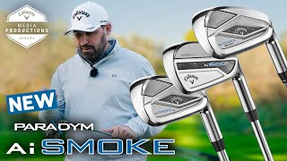 Callaway Golf Introduces  The NEW Ai Smoke Irons [upl. by Leinnad]