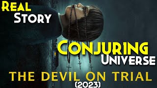 CONJURING Universe New HIDDEN Movie  The Devil On Trial 2023 Explained In Hindi  NETFLIX Horror [upl. by Halpern]