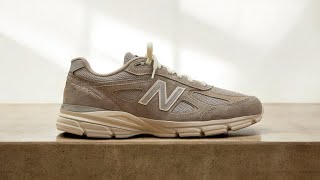 New Balance x KITH 990V4 “Moonrock” U990KT4 Review amp OnFeet [upl. by Nadabas]