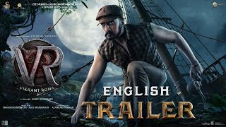 Vikrant Rona Trailer English  Kichcha Sudeep  Anup Bhandari  Ajaneesh  Shalini Artss [upl. by Ikcin]