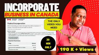 Registering A Corporation In Canada Under 30 Minutes  How To Register Business Canada 🔥 [upl. by Aldin689]