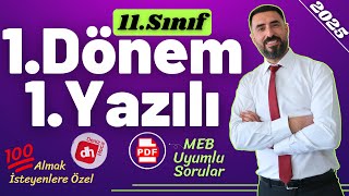 11SINIF 1DÖNEM 1YAZILI SORULARI Yeni Nesil Sorular 💯 11 Edebiyat Sınava Hazırlık Çalışması [upl. by Marty]