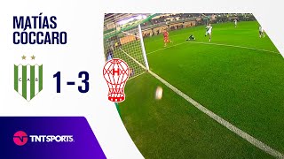 ¡GOL DE HURACÁN Matías Cóccaro  Banfield vs Huracán 13  Fecha 17  Torneo de la Liga 2021 [upl. by Solokin]