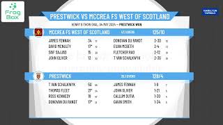 Prestwick v McCrea FS West of Scotland [upl. by Gentry]