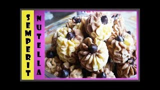 Resepi Biskut Semperit Susu Nutella  Dahlia Susu  Dahlia Susu Nutella MESTI CUBA [upl. by Drummond]