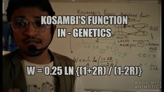 kosambis function vs Haldane functionAn Introduction to Genetic mapping [upl. by Teak]