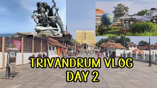 Trivandrum vlog day 2 vlog trivandrum temple [upl. by Elocel268]