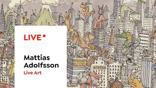 Live Art Creative Sketching with Mattias Adolfsson [upl. by Hemetaf637]