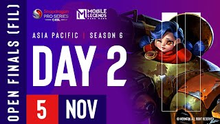 🔴 FIL AP Mobile Legends Bang Bang  Snapdragon Mobile Open Finals  Season 6  Day 2 [upl. by Solis]