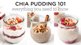 CHIA PUDDING 101 ‣‣ How to Make It Health Benefits amp More [upl. by Uamak]