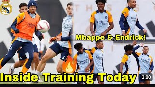 REAL MADRID TRAINING SESSION 3RD ON THE WEEK [upl. by Marcello]