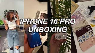 vlog iPhone 16 pro dessert titanium Shein iPhone 16 case amp Soundcore space a40 unboxing  Dubai ♡ [upl. by Leahcimdivad]