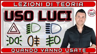 USO DELLE LUCI ECCO COME VANNO UTILIZZATE  LEZIONI DI TEORIA PER SUPERARE L’ESAME DELLA PATENTE [upl. by Hennessy452]