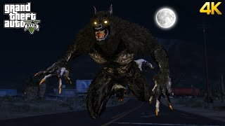 GTA 5  Becoming a WEREWOLF Mod [upl. by Kristi419]