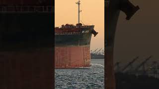 UNDER THE MOON 🌊🌊 ship wow epic waves roughseas [upl. by Griseldis]