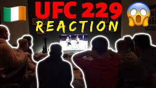 UFC 229  IRISH FANS REACTION [upl. by Collen]