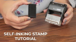 How to ReInk SelfInking Stamps [upl. by Robyn]