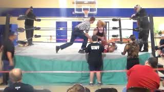 True Hollywood Heroes w Scarlet Slash vs Russian Chain Gang w CD Bean UCW Dead End [upl. by Pedaiah]