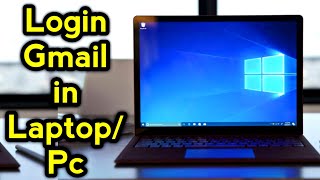 Laptop me Gmail Account kaise open kare  How to Login New Gmail Account On Laptop [upl. by Thain]