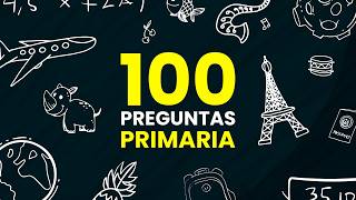 100 Preguntas de PRIMARIA Con OPCIONES 📚😌  ¿Sabes más que un Niño ✏️ [upl. by Hillari]