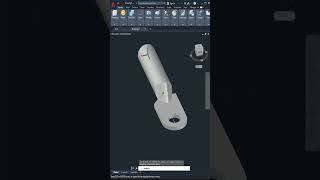 AutoCAD 3D Cable lug 3D Modeling shorts [upl. by Taite167]