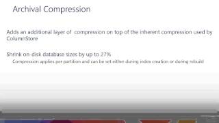 Brian Mitchell MCS  SQL 2014 Clustered Updatable Columnstore Indexes [upl. by Hayidah]