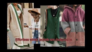 Effortless Winter Jackets For Women over age of 50  Hot Winter Tips 2024 [upl. by Garvey]