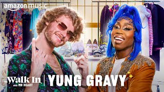 Yung Gravy Carries THIS in his Gucci Backpack  The Walk In  Amazon Music [upl. by Donadee315]