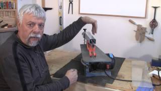 Scroll Sawing Introduction  A woodworkwebcom woodworking video [upl. by Granese]