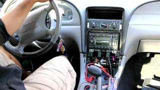 How To Install an AUX Input to Your 9904 Ford Mustang with iSimple IS31 FM Modulator [upl. by Sancha]