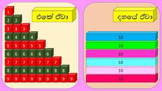 Grade 02 Math  Tens amp Ones using Dienes Blocks Sinhala Medium [upl. by Jt]