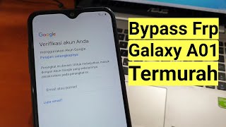 Bypass Frp Samsung Galaxy A01 Termurah gratis [upl. by Marentic]