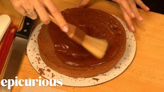 How to Make Austrian Sachertorte Part 3 [upl. by Yerag]