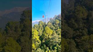 Dharamshala Skyway Awesome and beautiful experience dharamshala travel himachal ropeway [upl. by Adok]