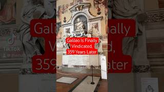 Tomb of Galileo Florence and Galileo’s Vindication catholicchurch science galileo astronomy [upl. by Alexine44]