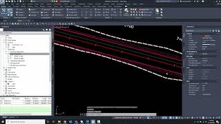 Civil 3d  Offset Alignments and Widening [upl. by Nostrebor]