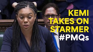 Kemi Badenoch MAULS Keir Starmer  PMQs [upl. by Budwig85]