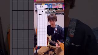 How To Play quotSay It Aint Soquot by Weezer  12 Step Down  guitar guitarcover [upl. by Euqinim]