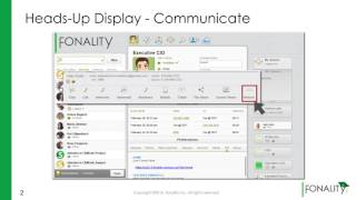 Fonality  HUD  Communicate [upl. by Dasa]