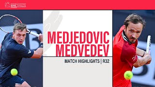 Daniil Medvedev  Hamad Medjedovic  ROME R32  Match Highlights IBI24 [upl. by Wylma]