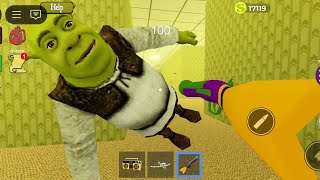 roblox shrek in the backrooms [upl. by Nylorac]