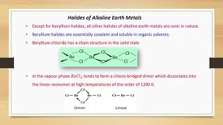 Chemistry 11 Chapter 10 Oxides Hydroxides Halides and Salts of Oxo Acids of Alkaline Earth Metals [upl. by Vanna]