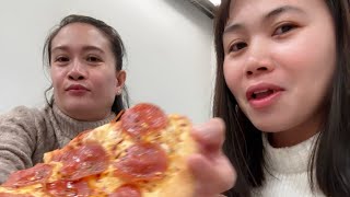 Sams club pizza combo for lunch theholmanvlogs youtubevideo [upl. by Rekab]