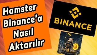 Hamster Binancea Nasıl Aktarılır hamstercombat binance hamsterkombat [upl. by Nowad]