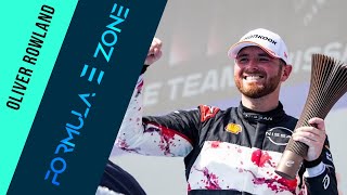 London EPrix Friday Oliver Rowland interview [upl. by Seadon212]