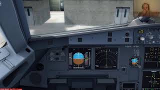 BA2579  Turin to Gatwick  Aerosoft Airbus LIVE [upl. by Tare334]