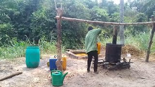 REGARDER amp APPREND  FABRICATION DE LHUILE DE PALME EN RDC [upl. by Arahs208]